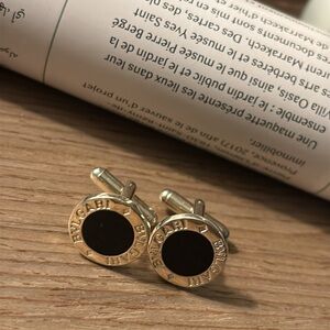🇮🇹Bvlgari Silver Cufflinks